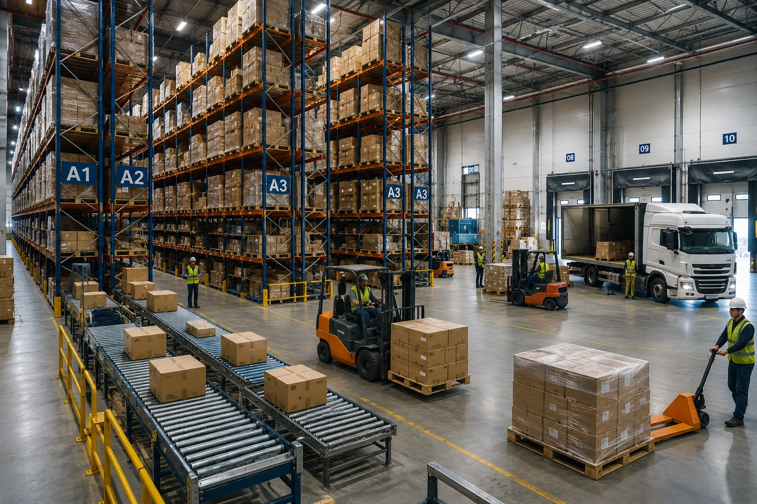 Logistics Warehouse Truck
